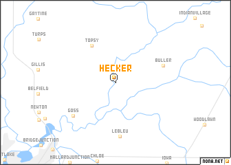 map of Hecker