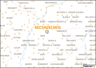 map of Heckhuscheid