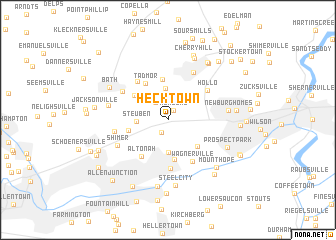 map of Hecktown