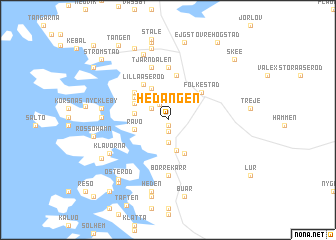 map of Hedängen