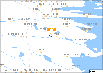 map of Heda