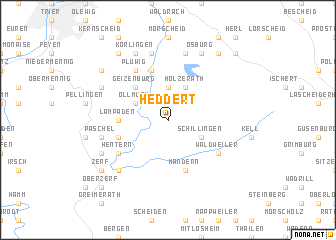 map of Heddert