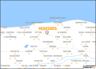 map of Hedegård