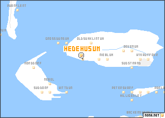 map of Hedehusum