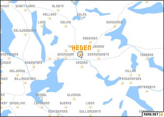 map of Heden