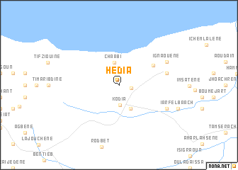 map of Hedia