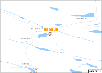 map of Hedsjö