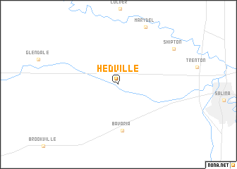 map of Hedville