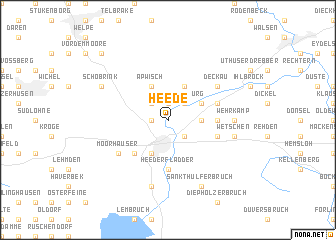 map of Heede