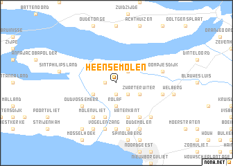 map of Heense Molen