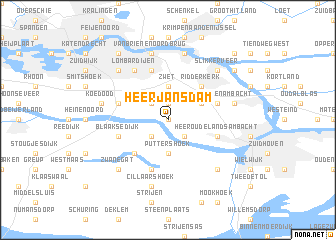 map of Heerjansdam