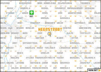 map of Heerstraat