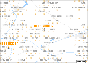 map of Heesakker