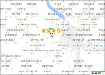 map of Hégenheim
