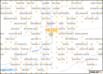 map of Hegge