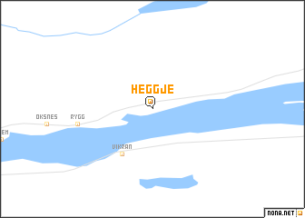 map of Heggje