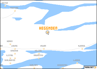 map of Heggmoen