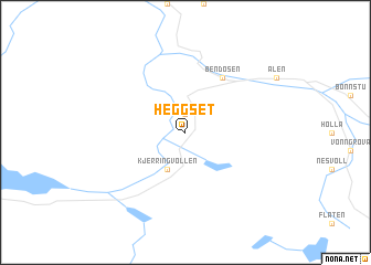 map of Heggset