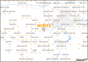 map of Heiberg