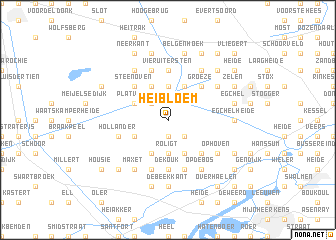 map of Heibloem