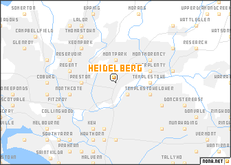 map of Heidelberg