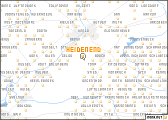 map of Heidenend