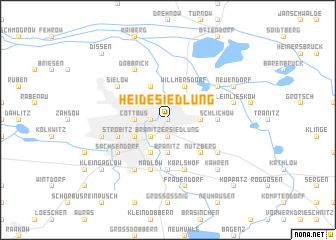 map of Heidesiedlung