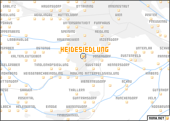 map of Heidesiedlung