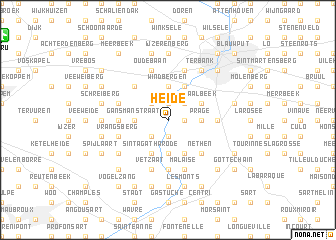 map of Heide