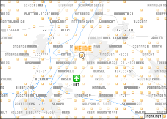 map of Heide