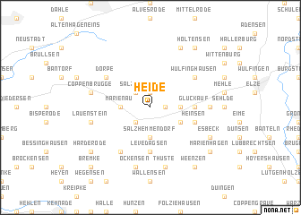 map of Heide