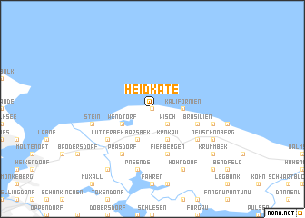 map of Heidkate