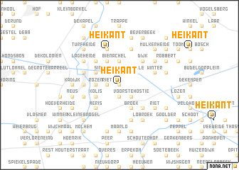 map of Heikant