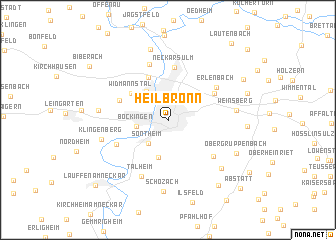 map of Heilbronn