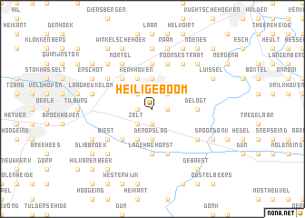 map of Heiligeboom