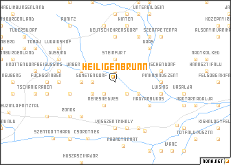 map of Heiligenbrunn