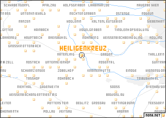 map of Heiligenkreuz