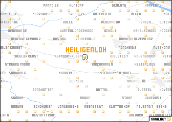 map of Heiligenloh