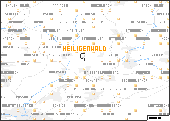 map of Heiligenwald