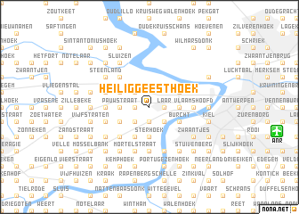 map of Heilig Geest Hoek