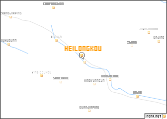 map of Heilongkou