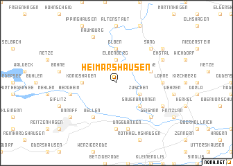 map of Heimarshausen