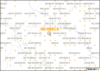 map of Heimbach