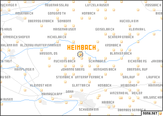 map of Heimbach