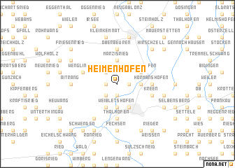 map of Heimenhofen