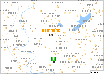 map of Heinämäki