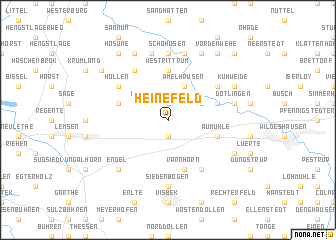 map of Heinefeld