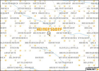 map of Heinersdorf