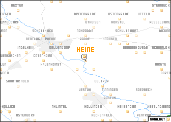 map of Heine