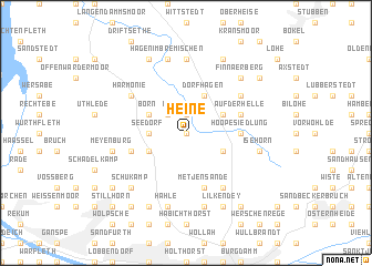 map of Heine